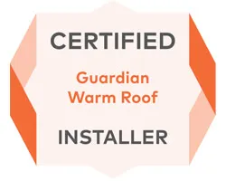 Certified Guardian warm roof installer